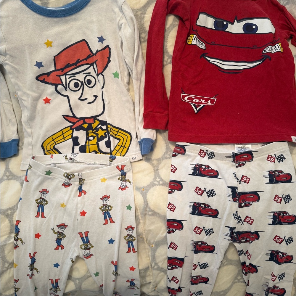 Disney Pixar Kids Pajama Set - woody and cars